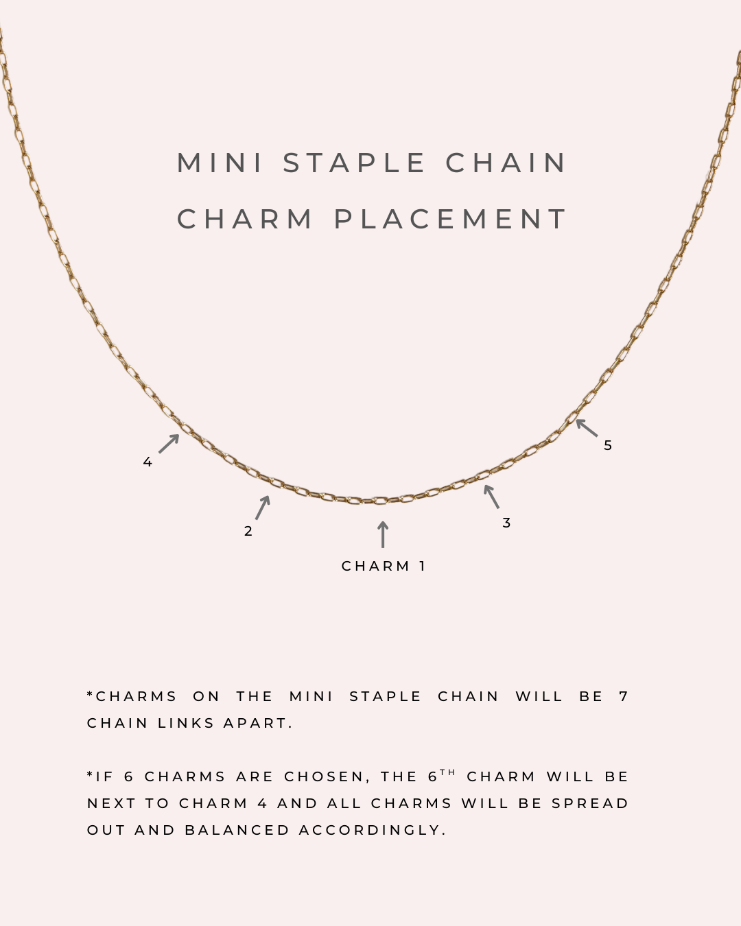 PERSONALIZED CHARM NECKLACE - STERLING SILVER