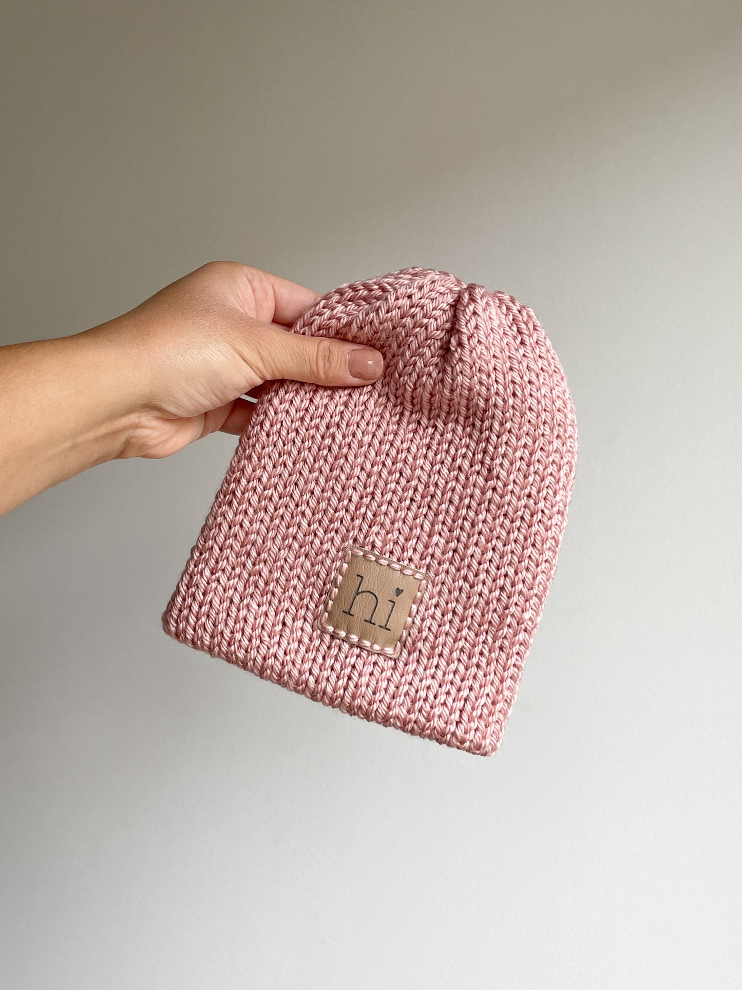 BABY KNIT PATCH BEANIE