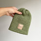 KNIT PATCH BEANIES - BABY