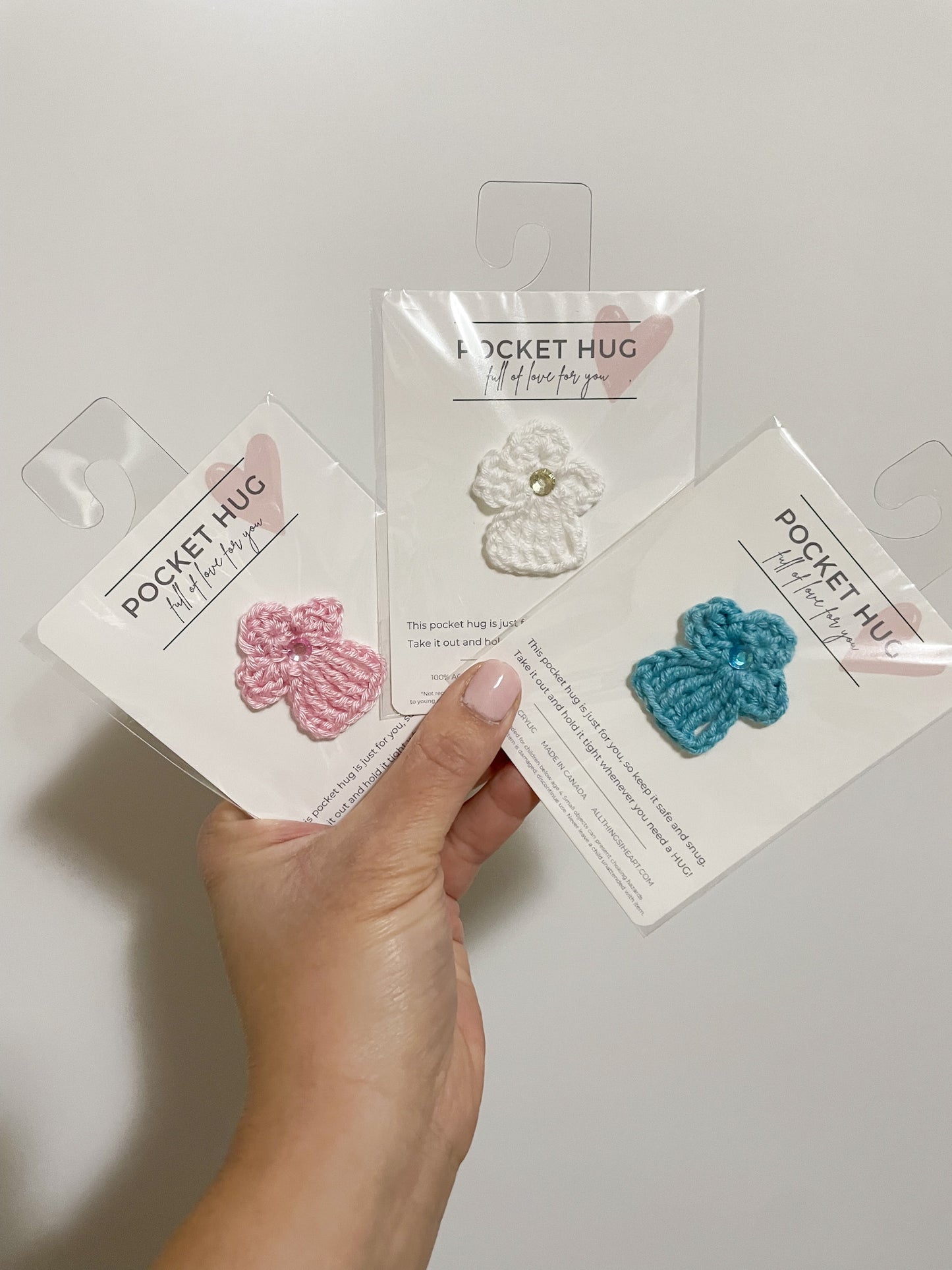 POCKET HUG - ANGEL, SET OF THREE