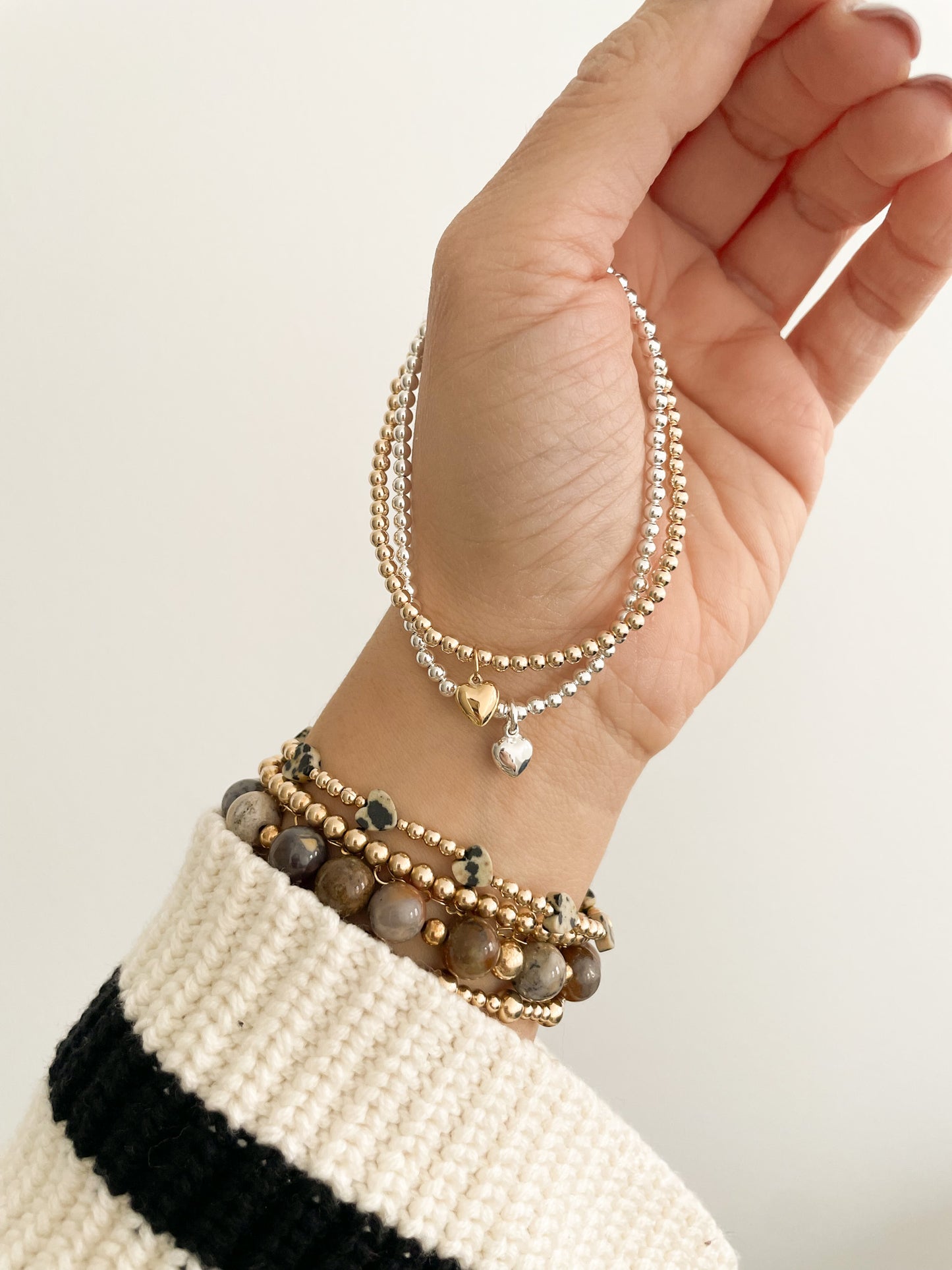 CUORE D'ARGENTO BEADED BRACELET