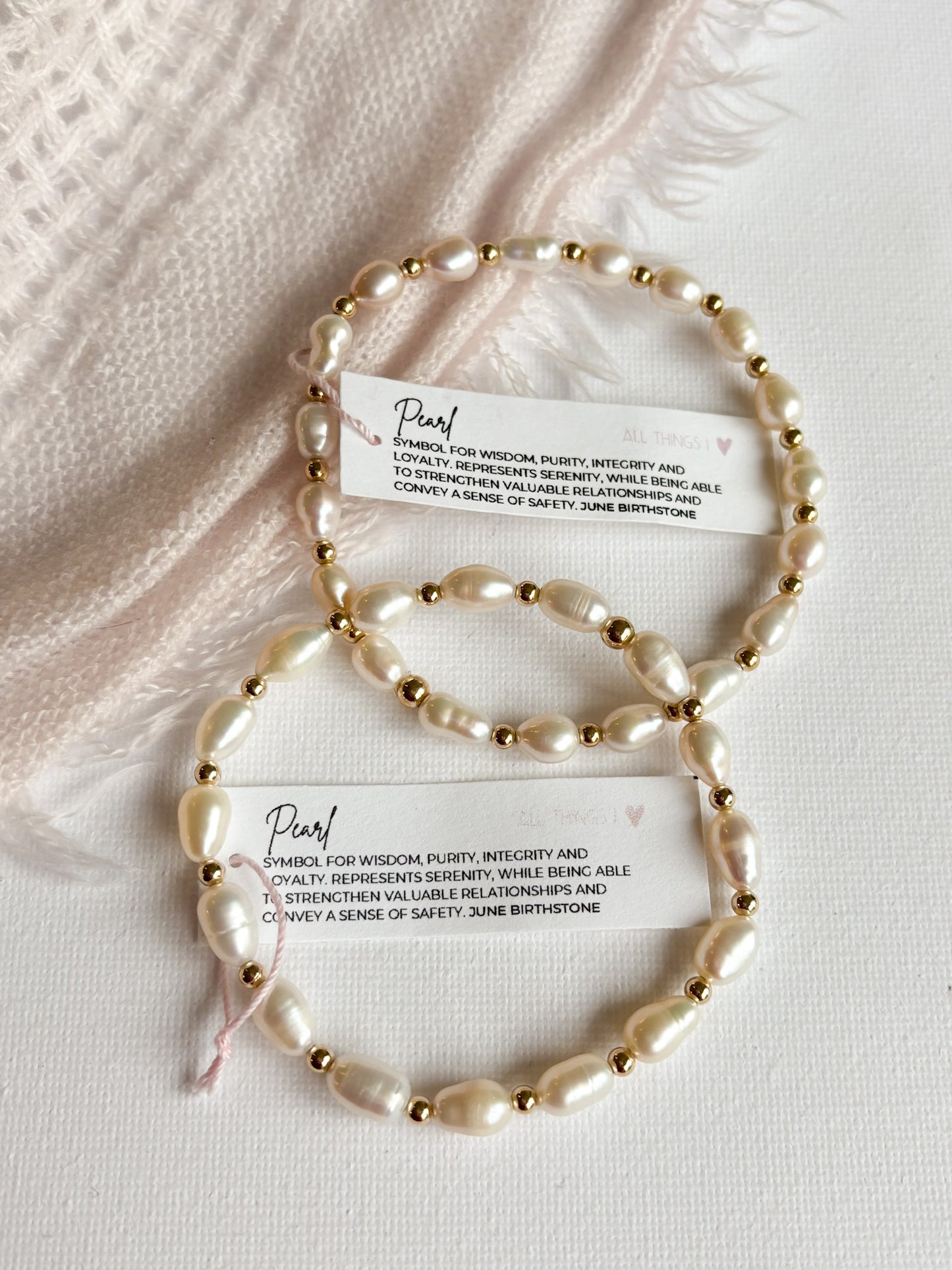 FRESHWATER PEARL BRACELET - READY TO ROCK