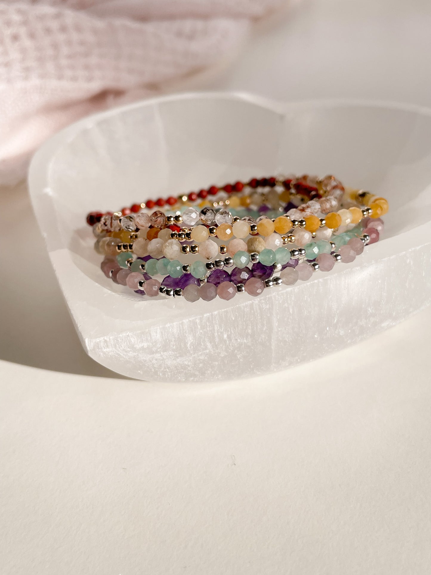MINI SCINTILLA BRACELET - COPPER RUTILE 3MM