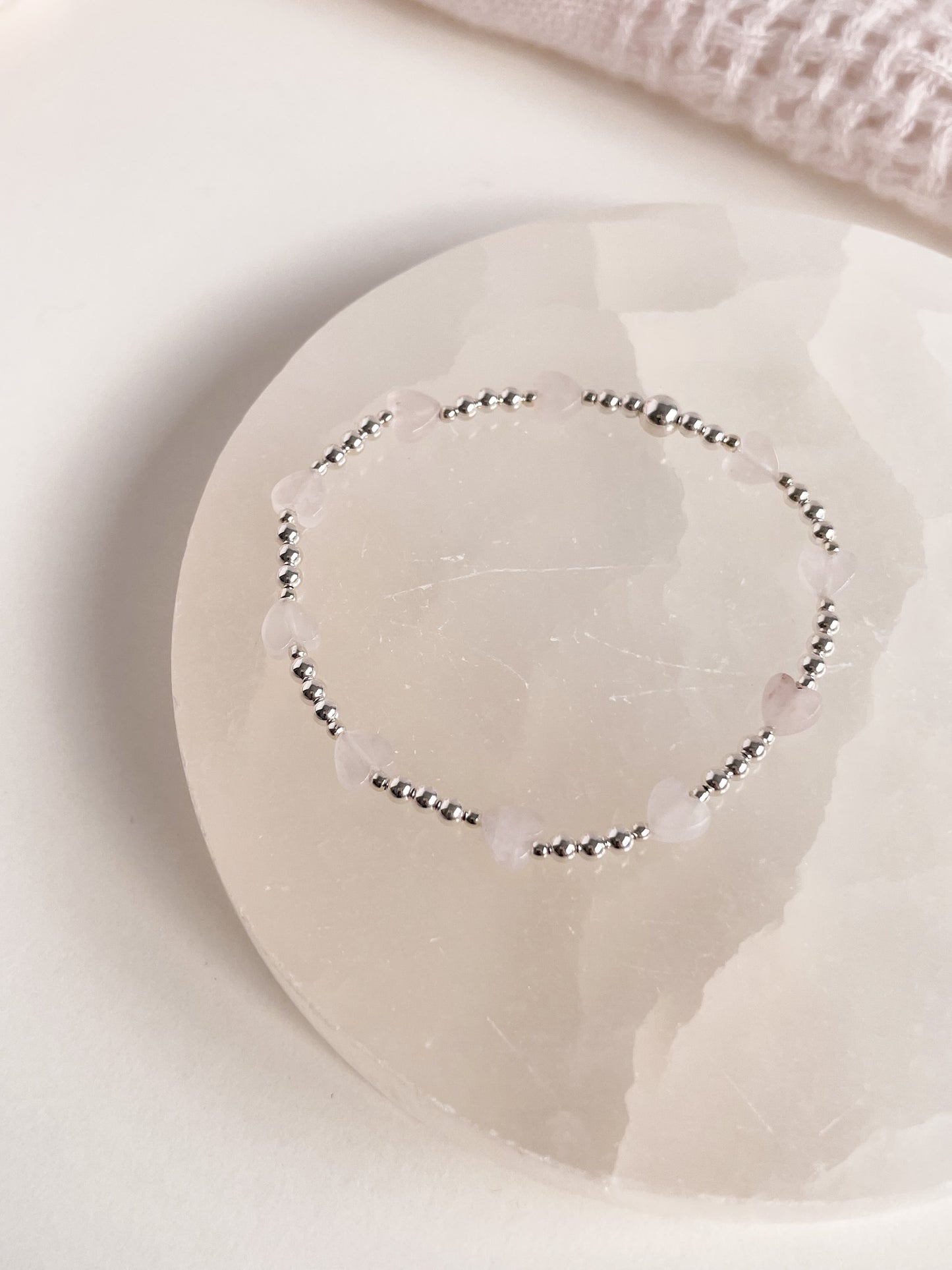 SPRUZZATA D'AMORE BRACELET - ROSE QUARTZ
