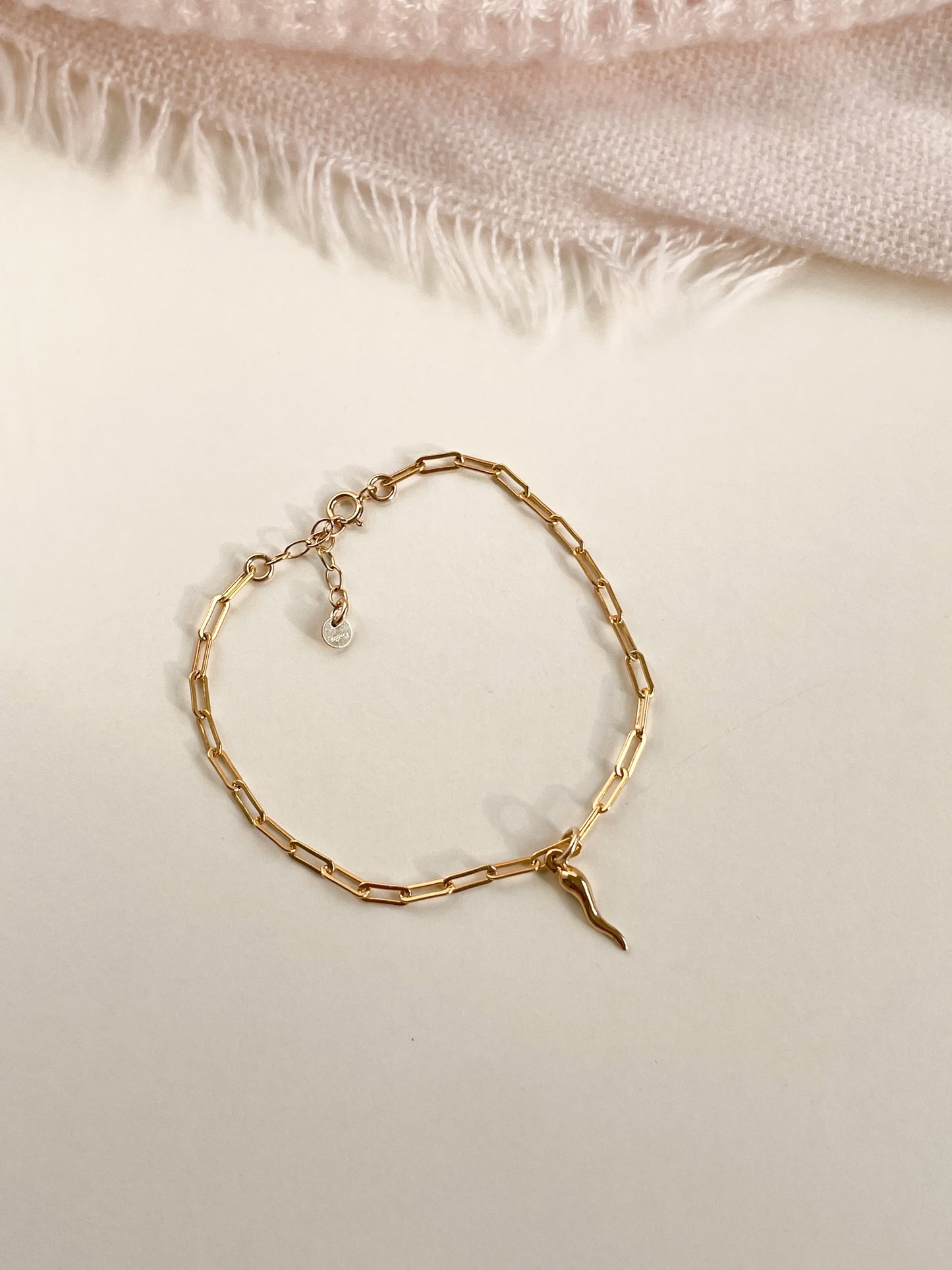 CORNICELLO STAPLE CHAIN BRACELET