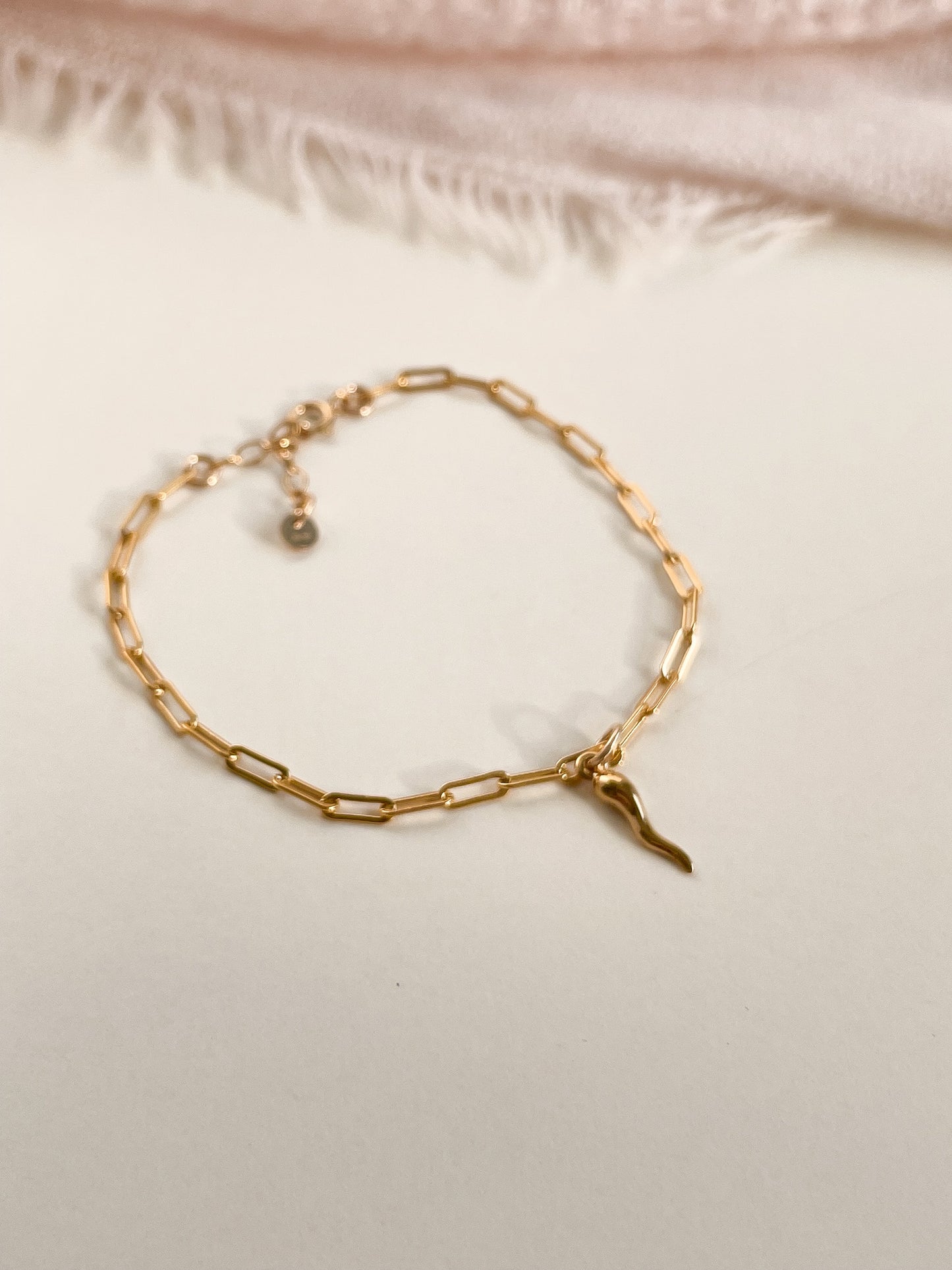 CORNICELLO STAPLE CHAIN BRACELET