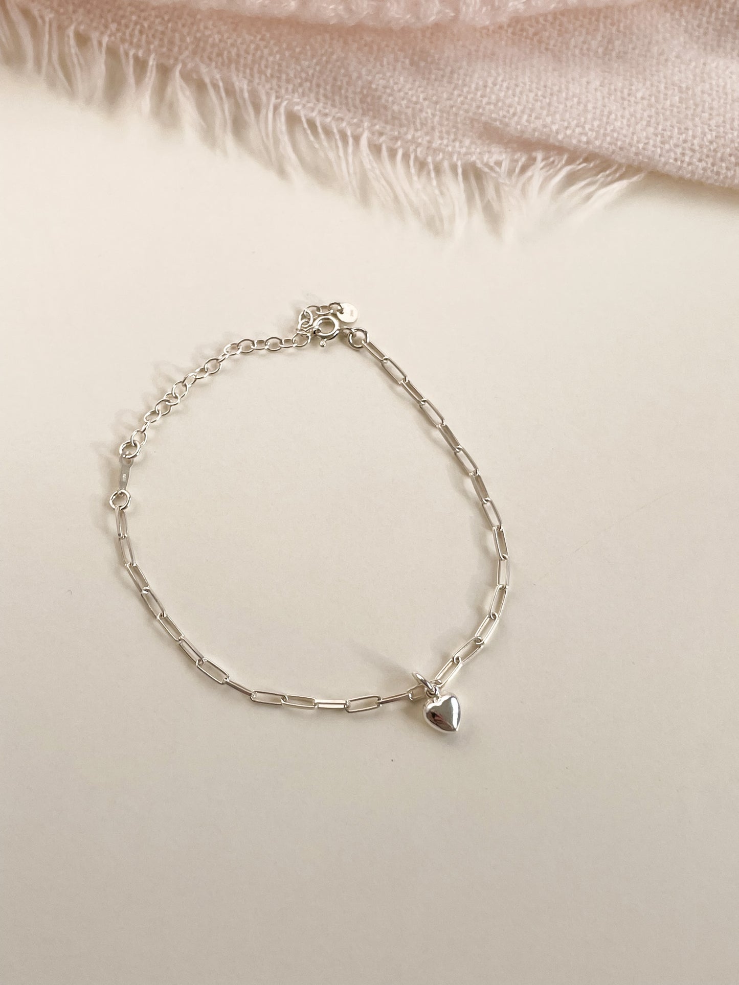 CUORE D'ARGENTO STAPLE CHAIN BRACELET