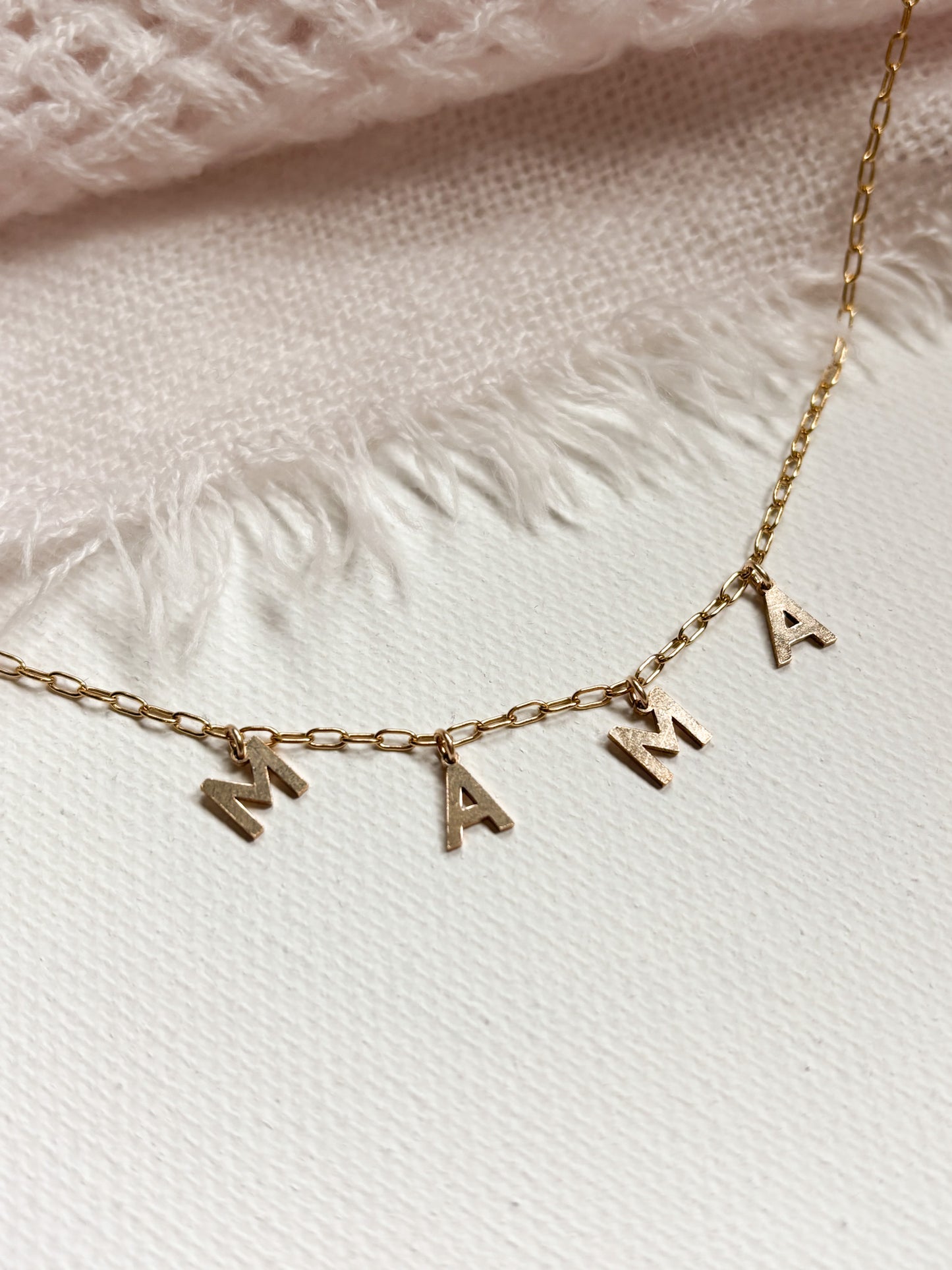 PERSONALIZED CHARM NECKLACE - 14K GOLD FILLED