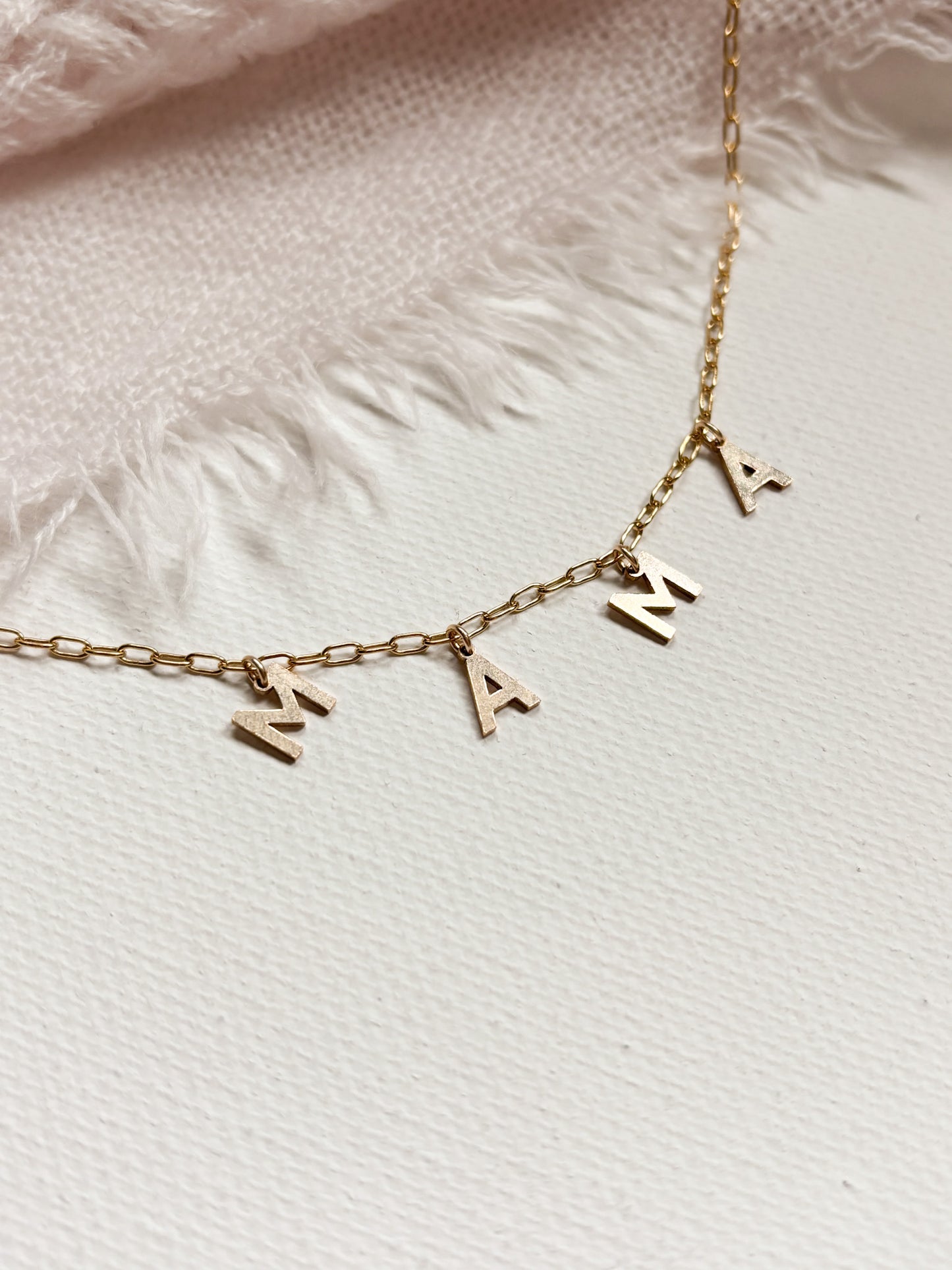 PERSONALIZED CHARM NECKLACE - 14K GOLD FILLED