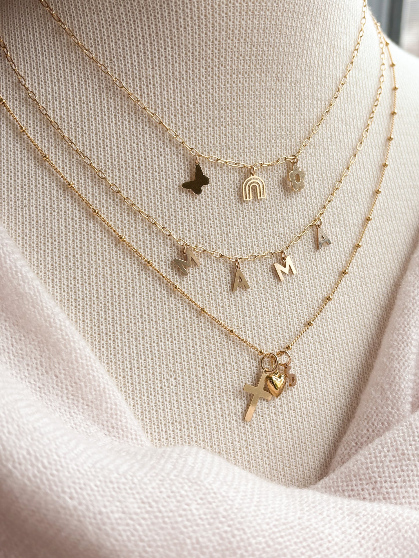 PERSONALIZED PENDANT NECKLACE - 14K GOLD FILLED