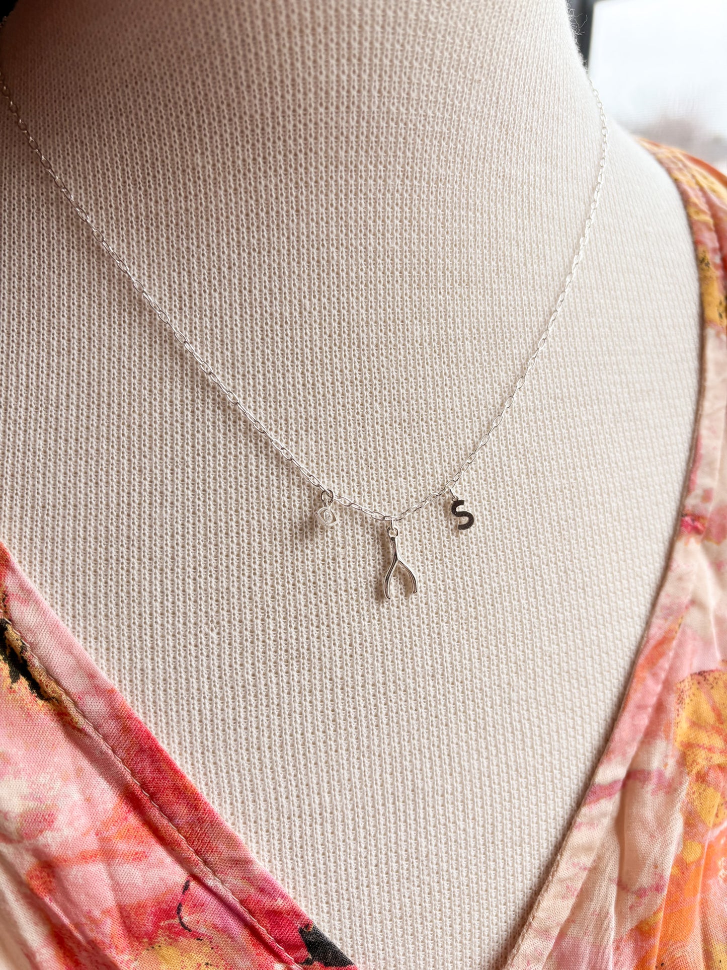 PERSONALIZED CHARM NECKLACE - STERLING SILVER