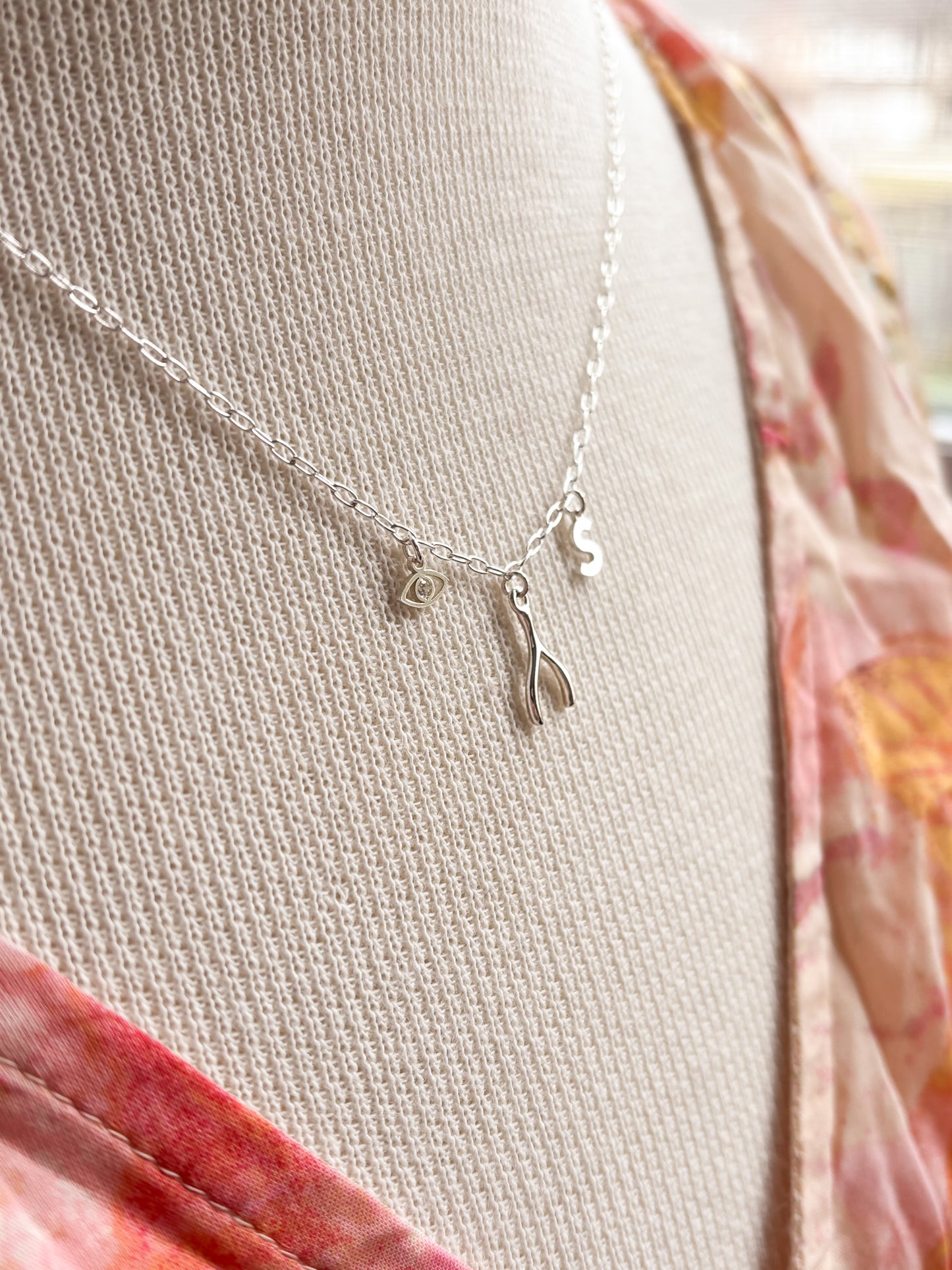 PERSONALIZED CHARM NECKLACE - STERLING SILVER