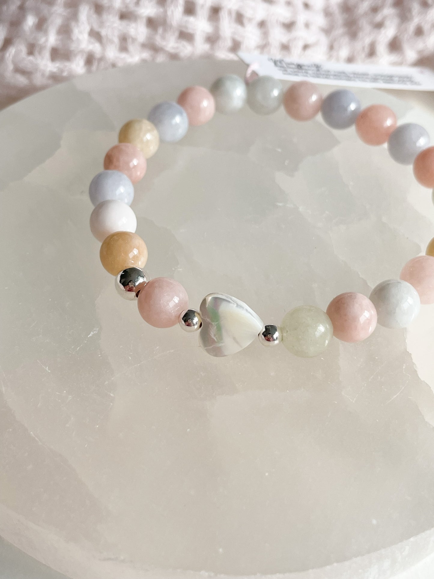 TESORO BRACELET - MORGANITE, 8MM