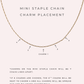 PERSONALIZED CHARM NECKLACE - STERLING SILVER