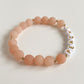 PERSONALIZE YOUR OWN BRACELET - MATTE SUNSTONE 8MM
