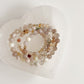 DUO BRACELET - FLOWER AGATE, 8MM