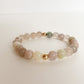 DUO BRACELET - FLOWER AGATE, 8MM