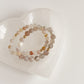 DUO BRACELET - FLOWER AGATE, 6MM