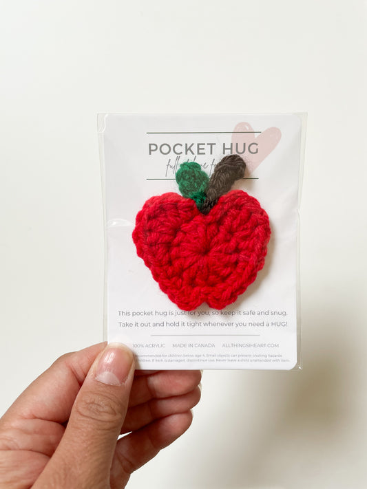 POCKET HUG - APPLE, SET OF THREE