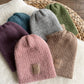 BABY KNIT PATCH BEANIE
