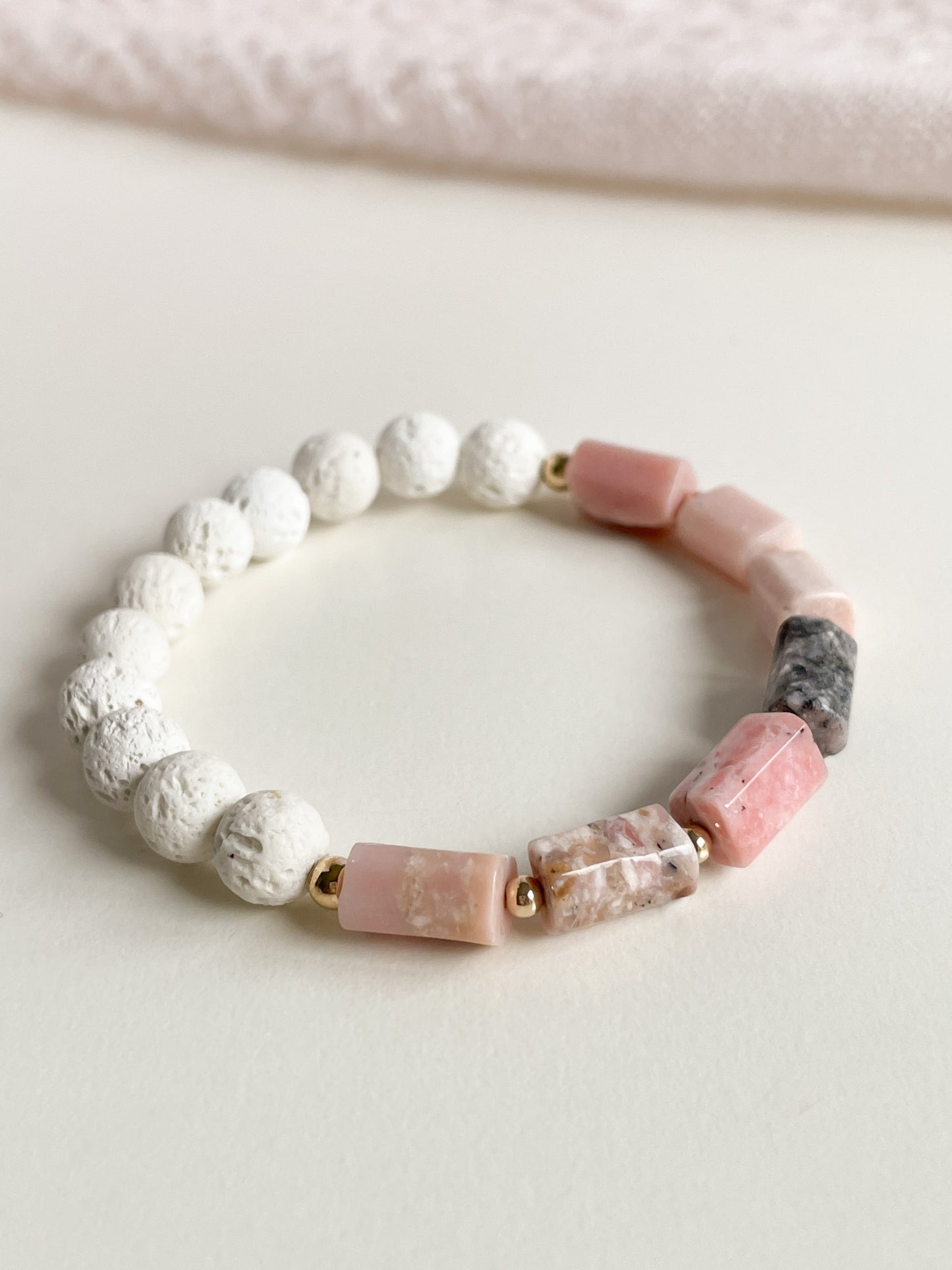 LAVA & GEMSTONE AROMATHERAPY BRACELET
