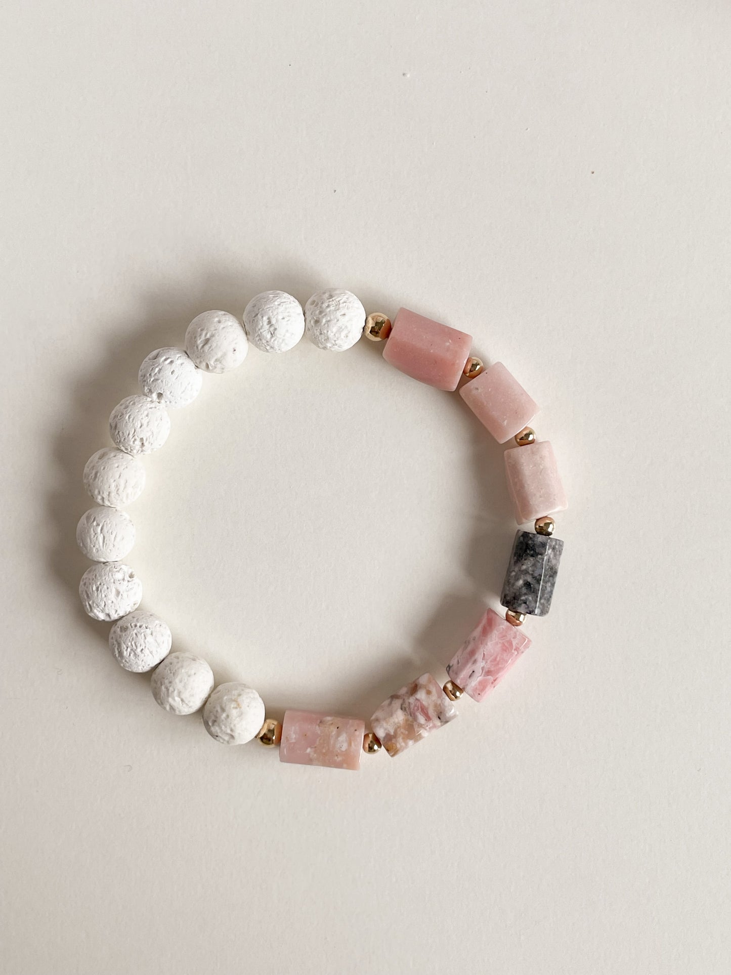 LAVA & GEMSTONE AROMATHERAPY BRACELET