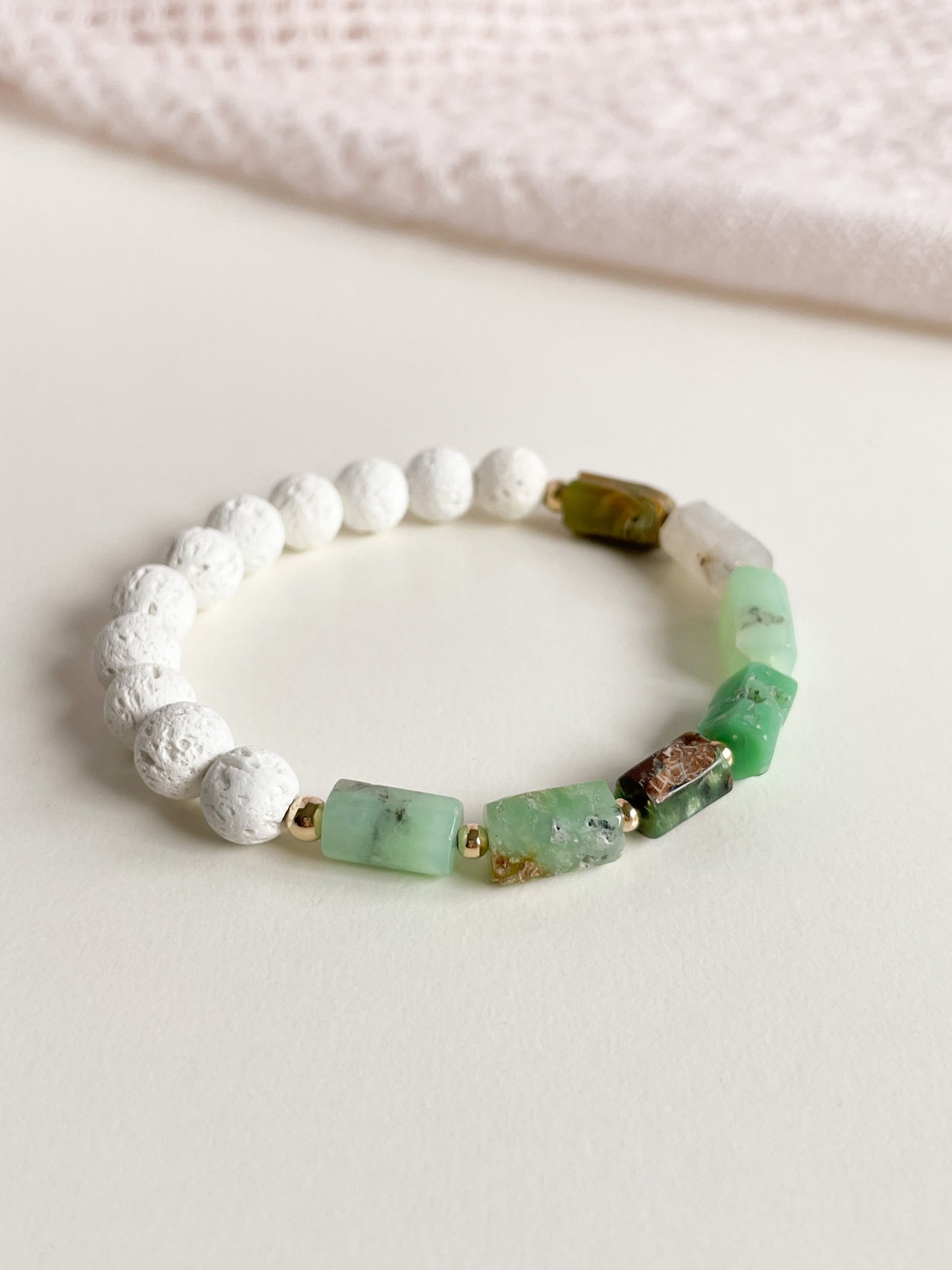 LAVA & GEMSTONE AROMATHERAPY BRACELET