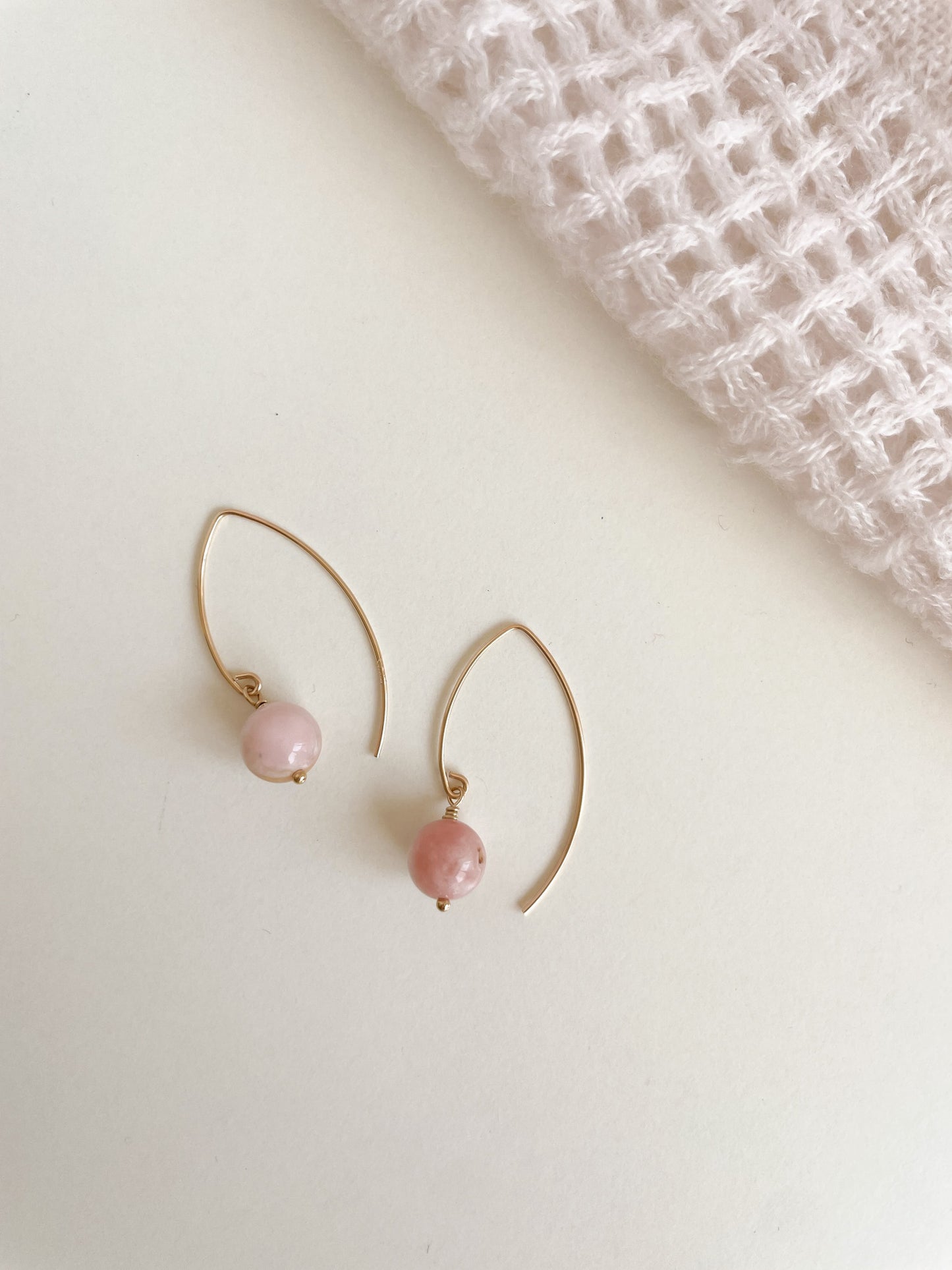 MARQUISE GEMSTONE THREADERS -  14K GOLD FILLED