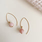 MARQUISE GEMSTONE THREADERS -  14K GOLD FILLED