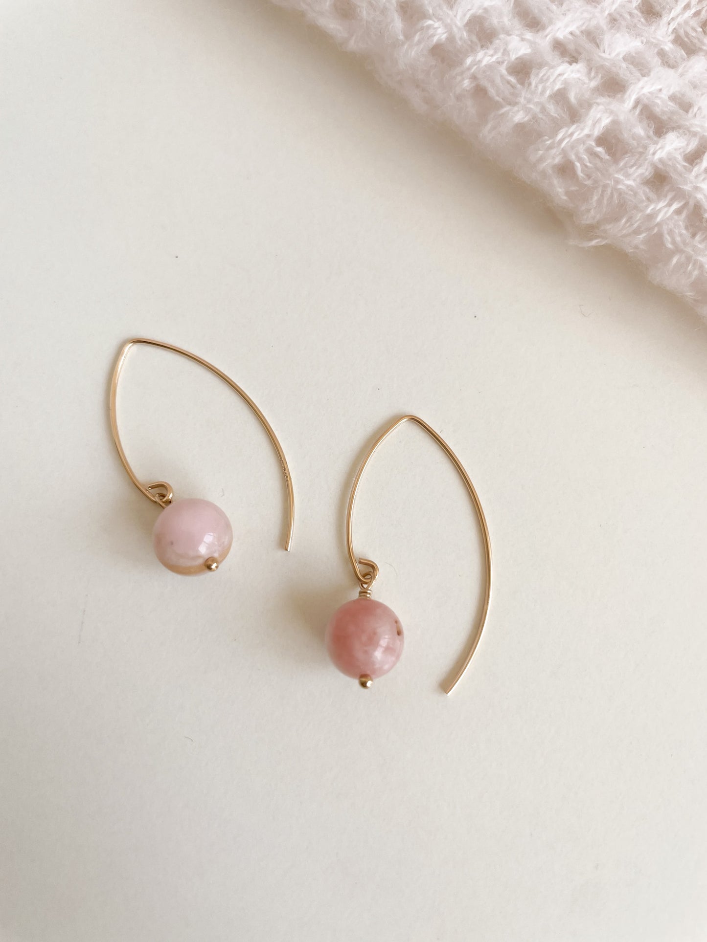 MARQUISE GEMSTONE THREADERS -  14K GOLD FILLED