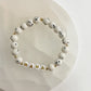 PERSONALIZE YOUR OWN BRACELET - DALMATIAN JADE 8MM