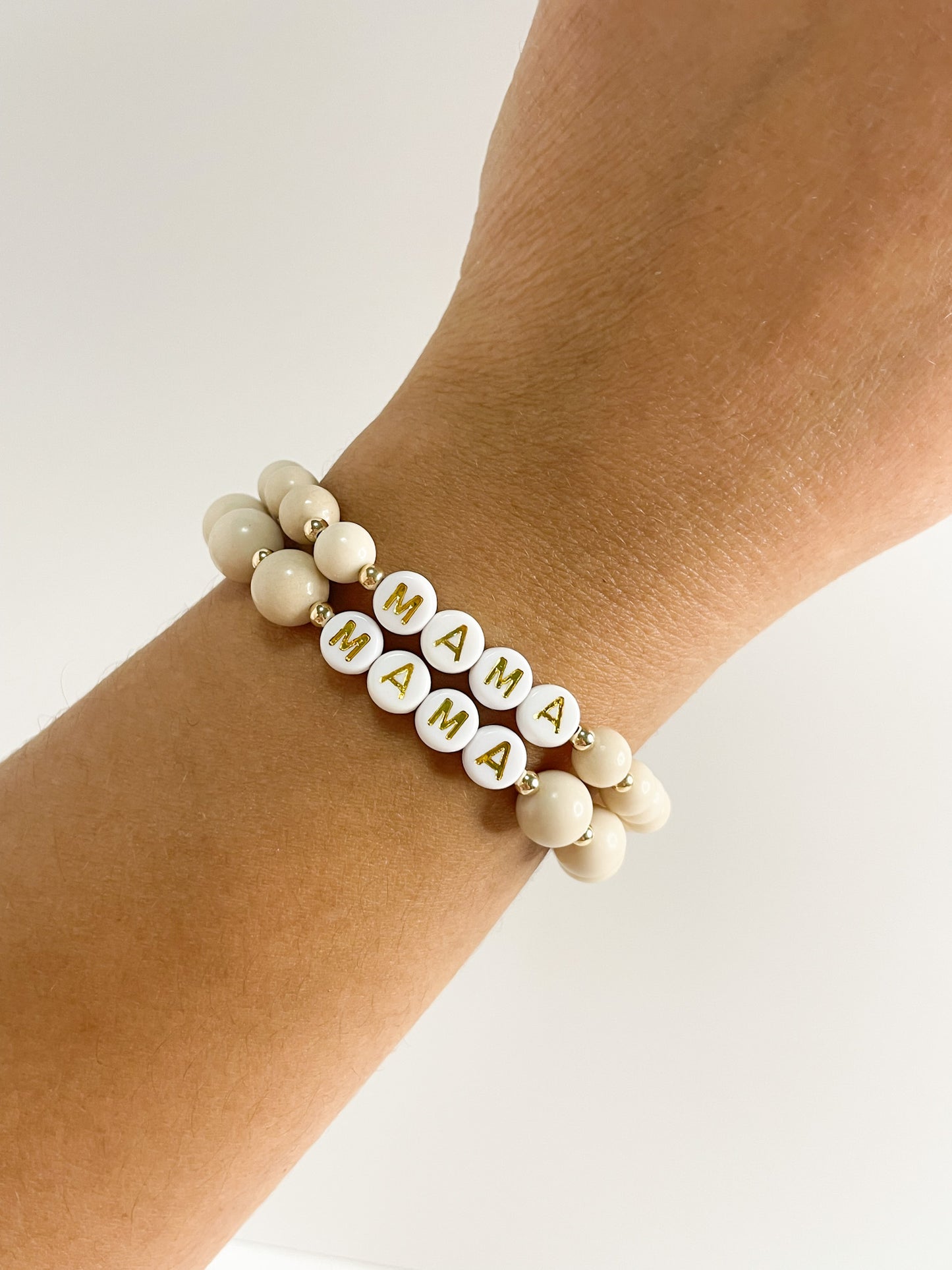 PERSONALIZE YOUR OWN BRACELET - RIVER STONE JASPER 6MM
