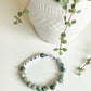 LETTER BEAD BRACELET - TREE AGATE 8MM