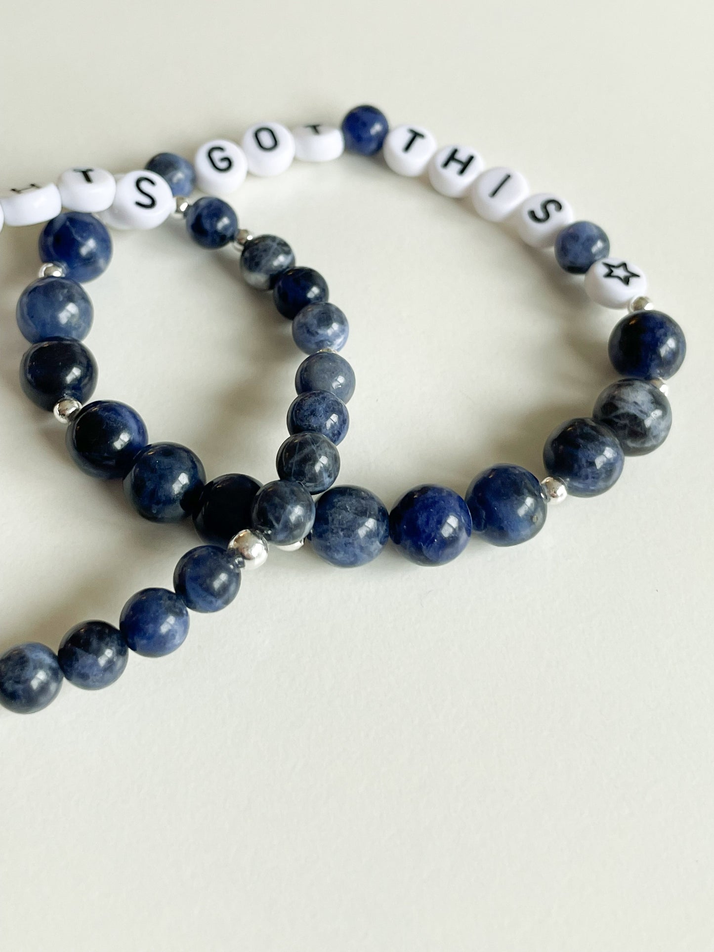 PERSONALIZE YOUR OWN BRACELET - SODALITE 8MM