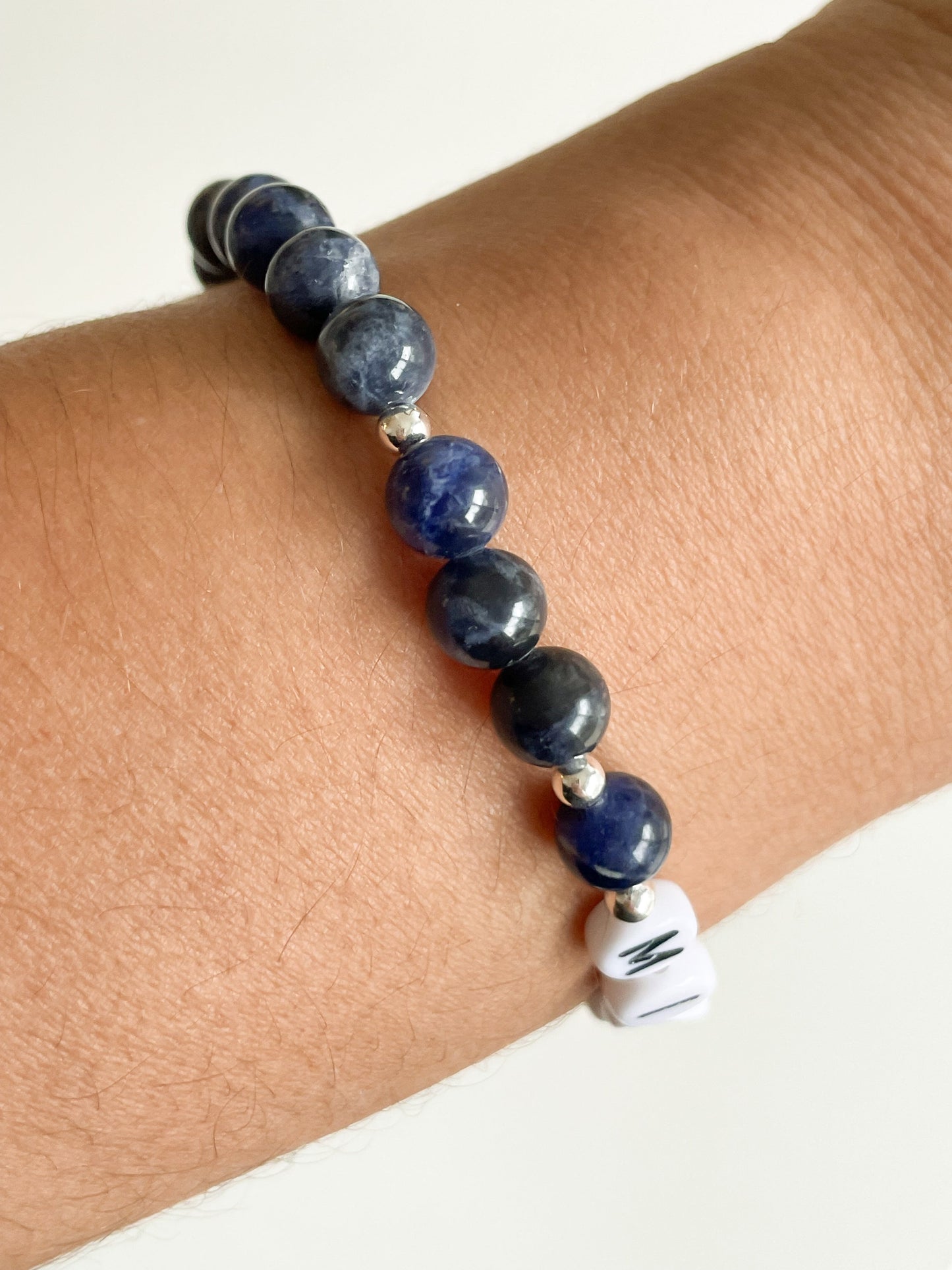 PERSONALIZE YOUR OWN BRACELET - SODALITE 8MM