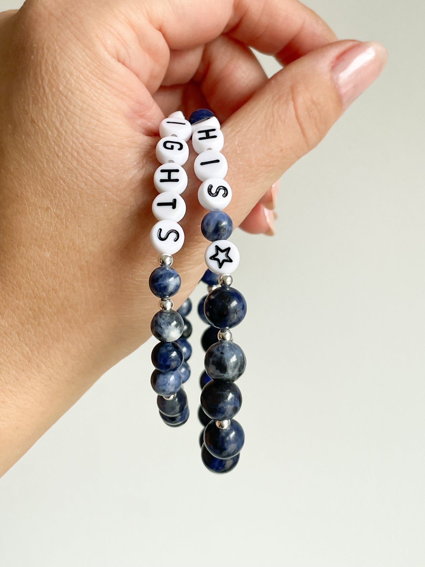 PERSONALIZE YOUR OWN BRACELET - SODALITE 8MM