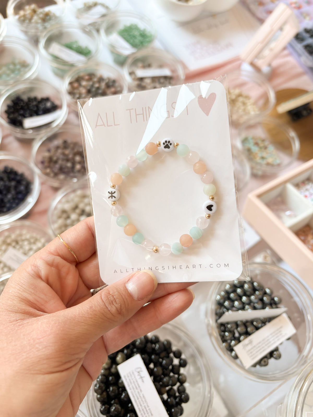 DYO Custom Gemstone Stretch Bracelet