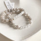 PERSONALIZE YOUR OWN BRACELET - WHITE LACE AGATE 8mm