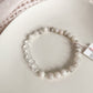 PERSONALIZE YOUR OWN BRACELET - WHITE LACE AGATE 6MM