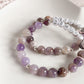 PERSONALIZE YOUR OWN BRACELET - SAGE AMETHYST 8MM