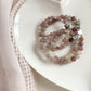 TESORO BRACELET - MAUVE ROSE QUARTZ 8MM