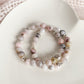 SCINTILLARE BRACELET - PINK OPAL 8MM