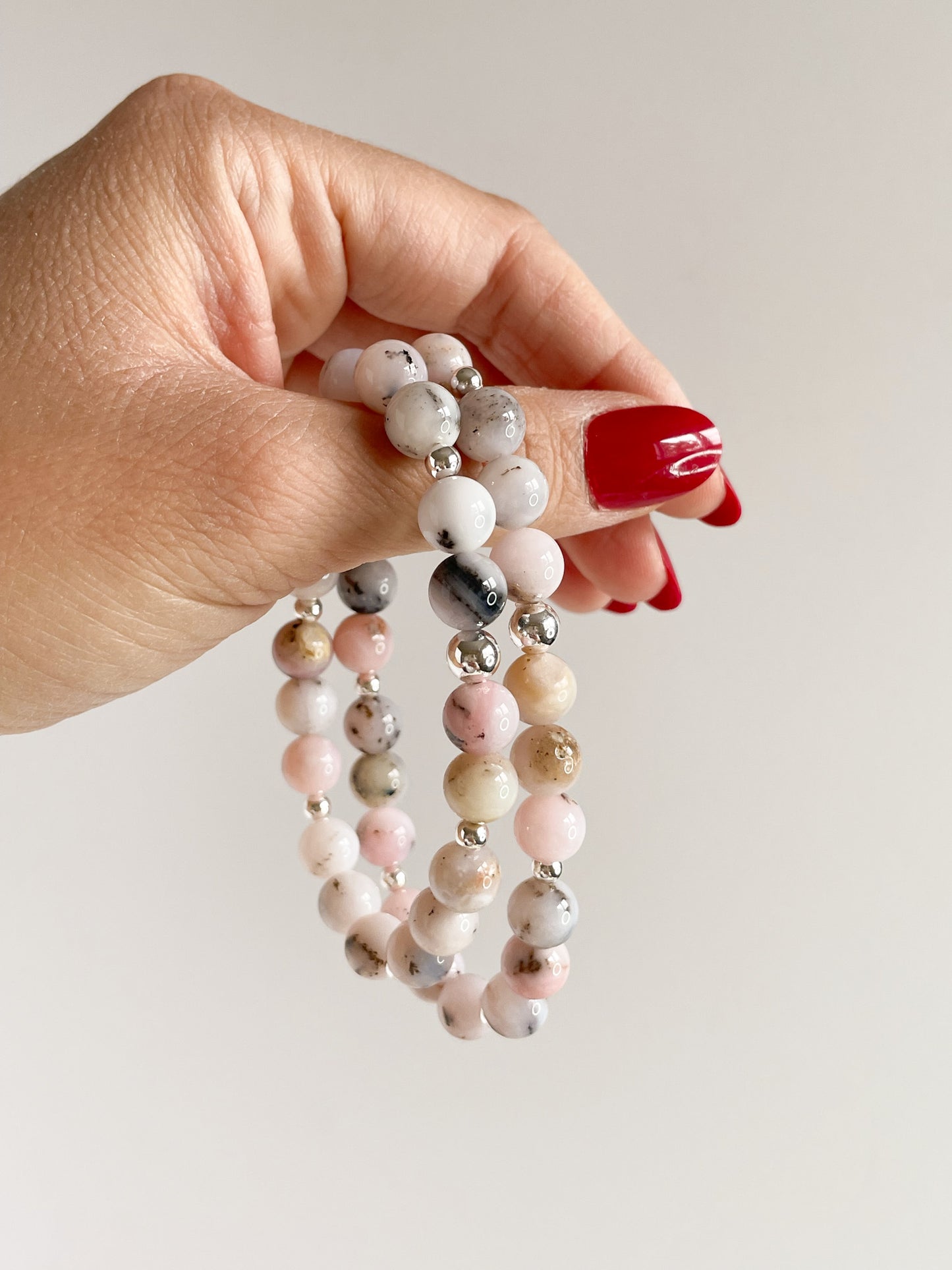 SCINTILLARE BRACELET - PINK OPAL 8MM