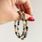 SCINTILLARE BRACELET - BLACK MOSS OPAL 6MM