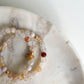 READY TO SHIP/PICKUP - DUO BRACELET - FLOWER AGATE, 6MM