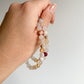 READY TO SHIP/PICKUP - DUO BRACELET - FLOWER AGATE, 6MM