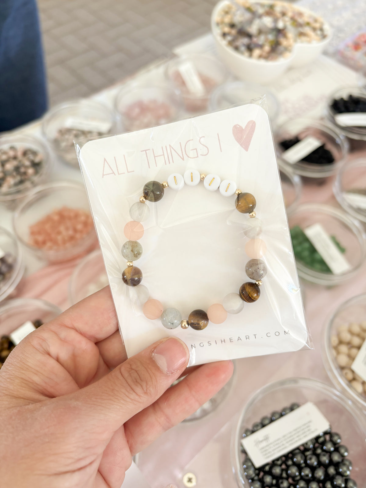 DYO Custom Gemstone Stretch Bracelet