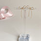 BOW THREADER EARRINGS
