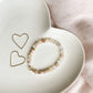 HEART THREADER EARRINGS