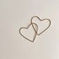 HEART THREADER EARRINGS